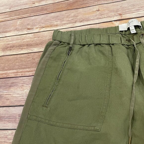 Joie Green Marienne Linen Jogger Pants Safari - Picture 3 of 10